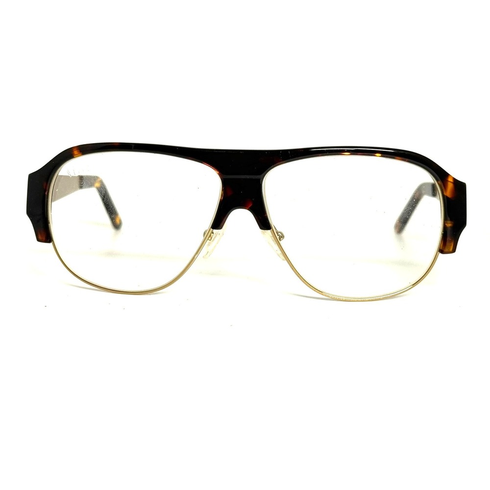 9FIVE Major II‎ Aviator Eyeglasses Tortoise Gold Black Frame Glasses